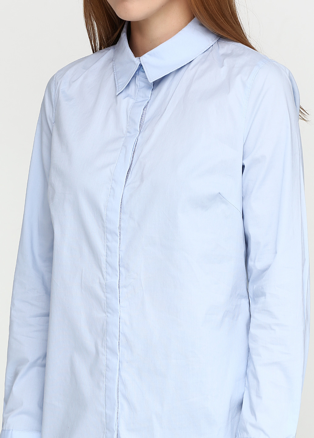 Блакитна демісезонна блуза Gestuz