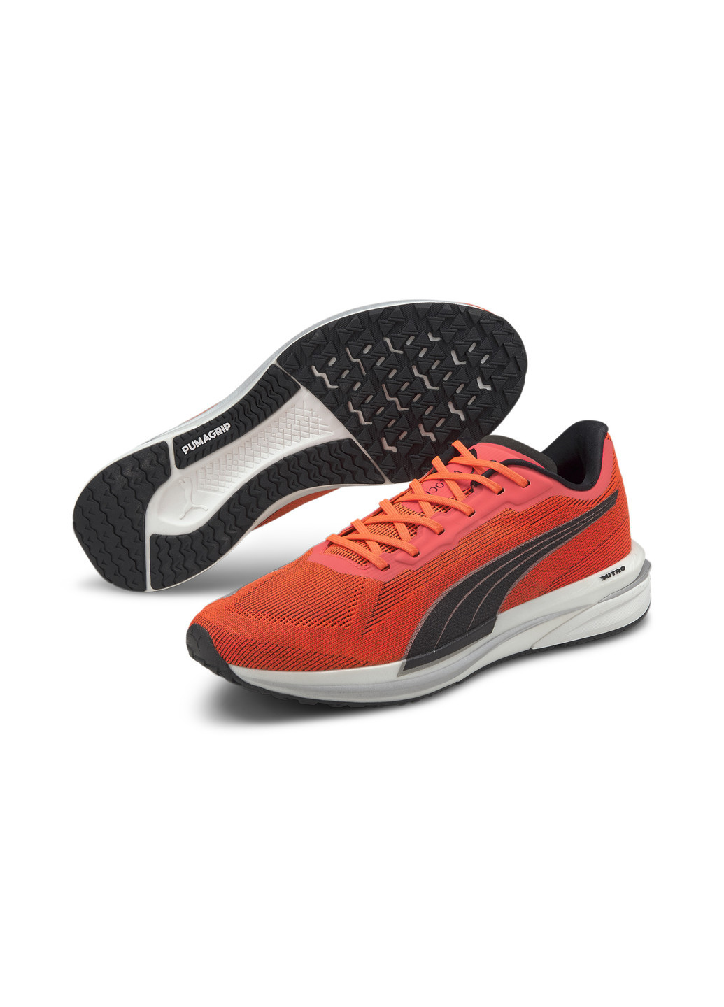 Оранжевые всесезонные кроссовки velocity nitro men's running shoes Puma