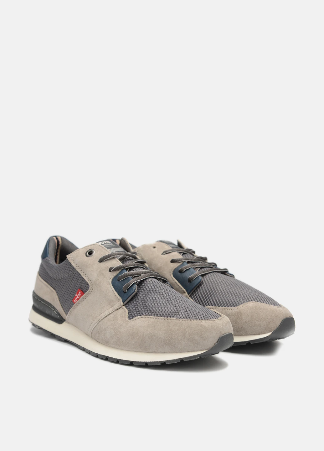 Серые демисезонные кроссовки Levi's