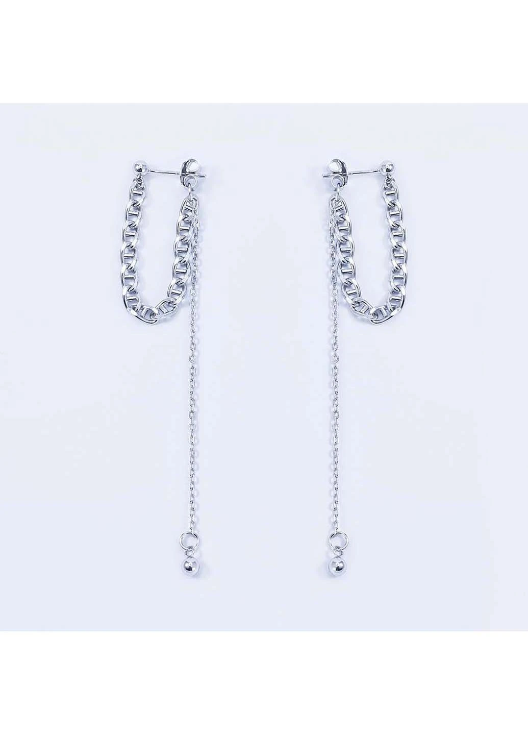 Серьги серебряные родированные s2-112 2.9 Infini (256513872)