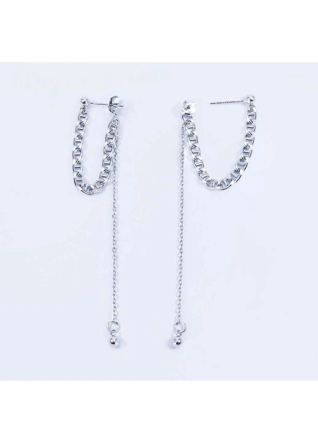 Серьги серебряные родированные s2-112 2.9 Infini (256513872)