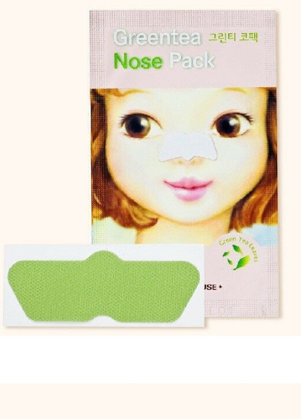 Очищающий патч для носа GREEN TEA NOSE PACK, 1 шт Etude House (220439131)