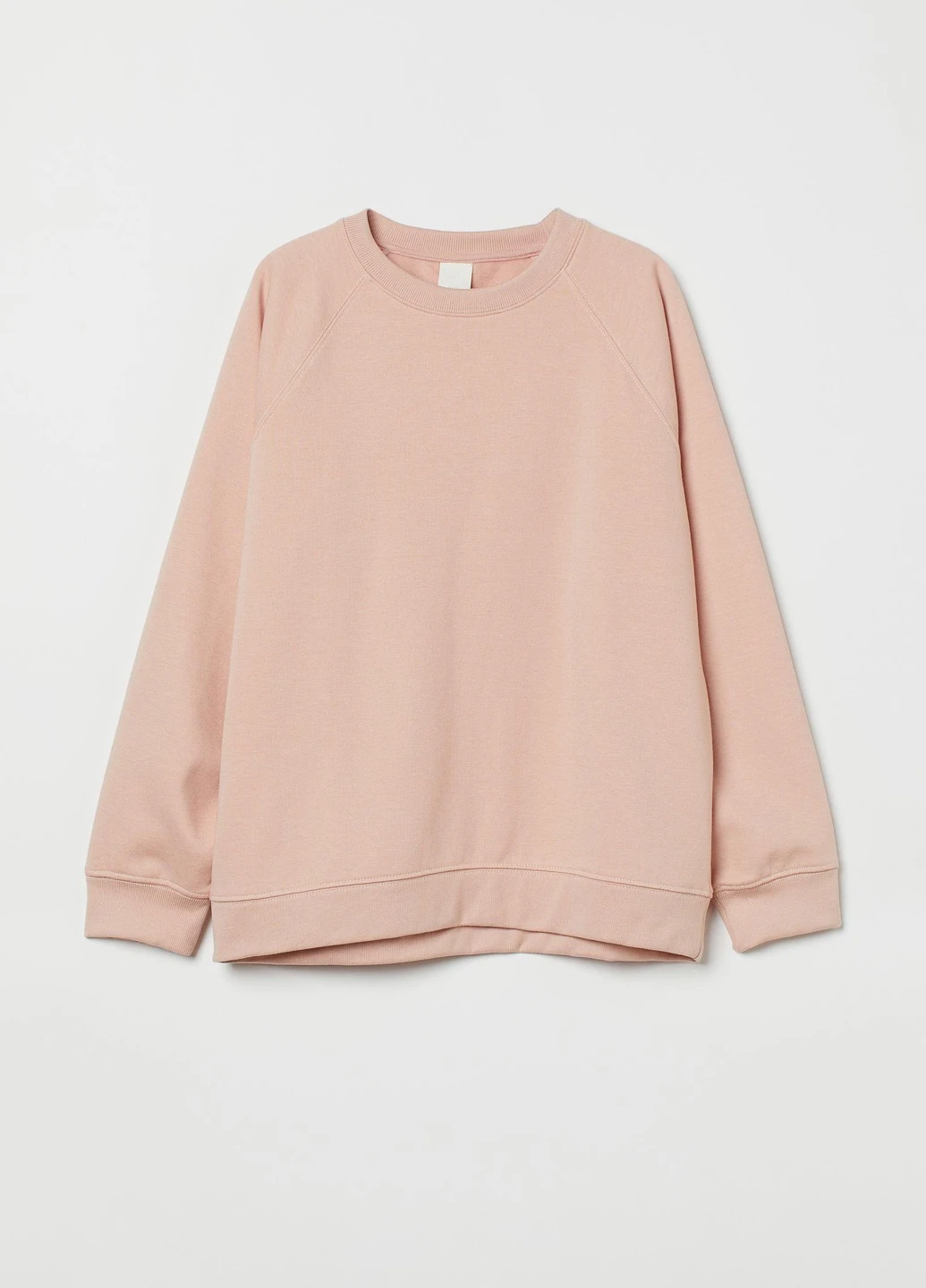 Світло-рожевий світшот фліс,світло-рожевий, H&M Basic (255192650)