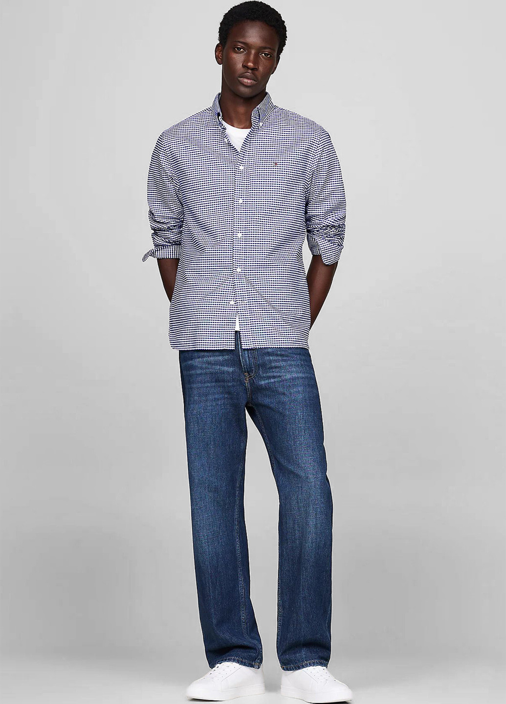 Цветная кэжуал рубашка в клетку Tommy Hilfiger