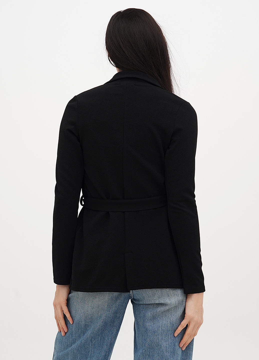 Черный женский жакет PrettyLittleThing однотонный - демисезонный