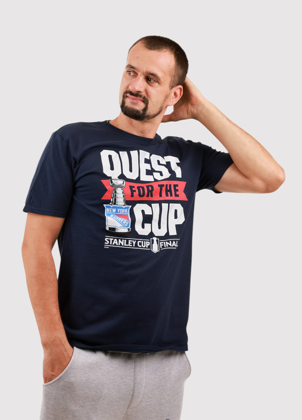 Темно-синяя футболка Fanatics