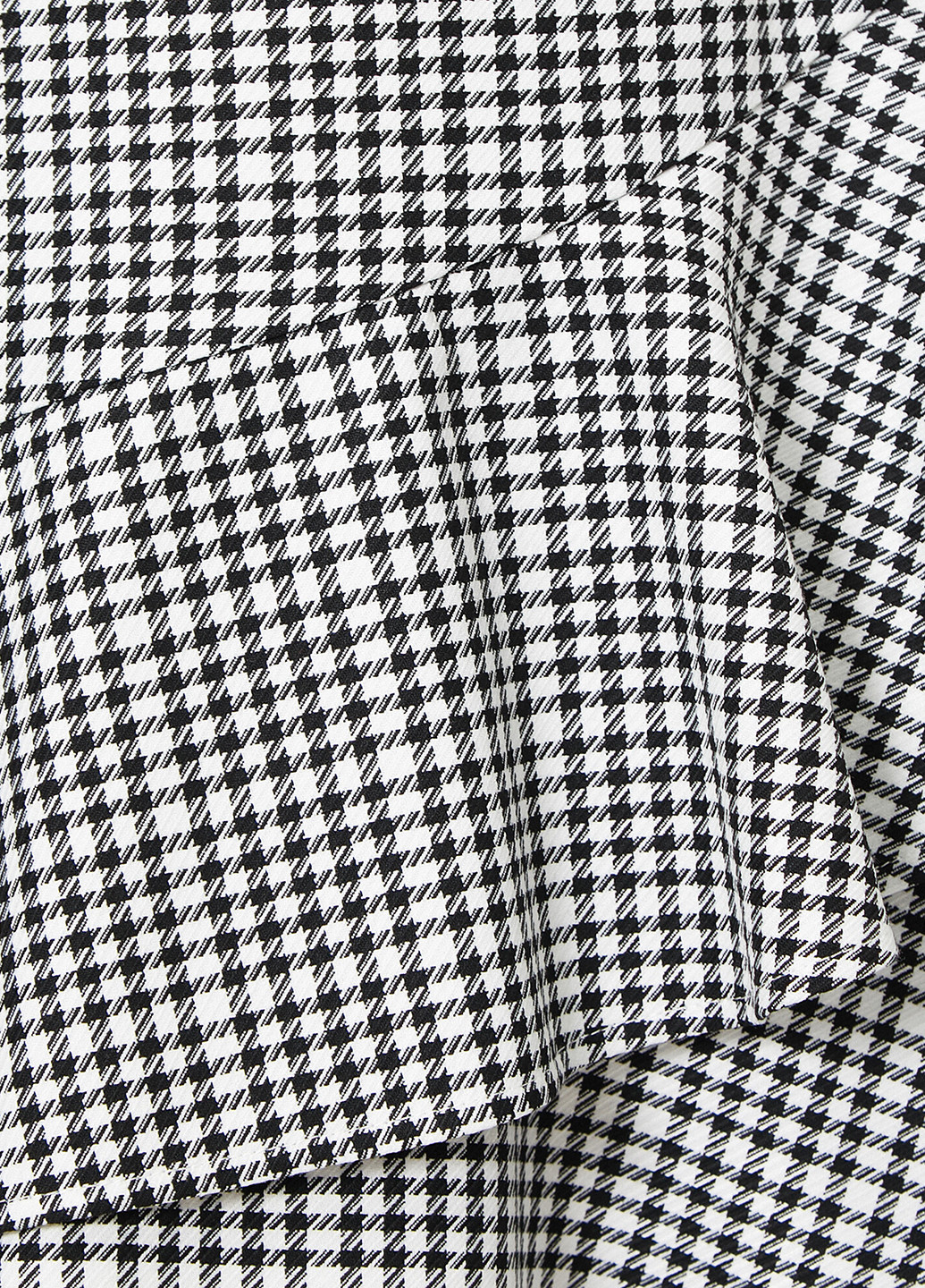 Черно-белая кэжуал в клетку юбка KOTON а-силуэта (трапеция)