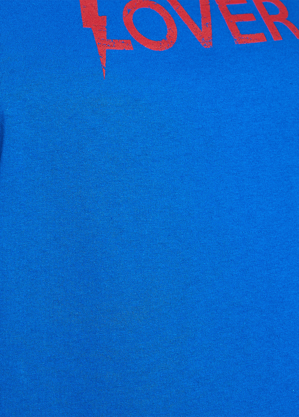Светло-синяя летняя футболка KOTON