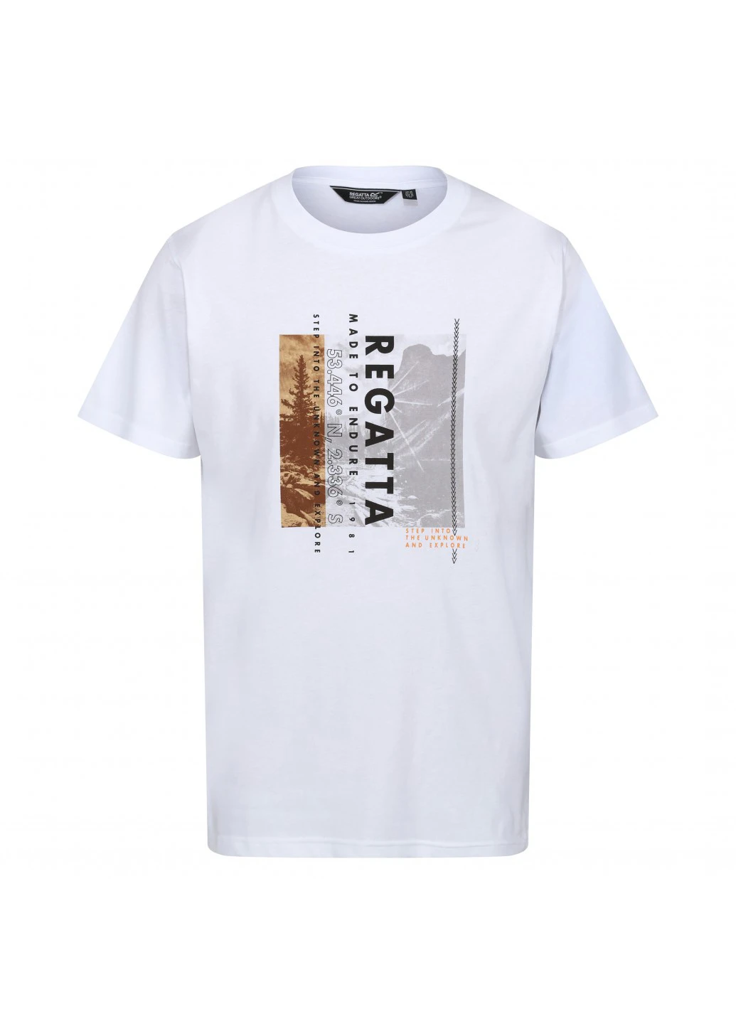 Біла футболка Regatta Cline VII