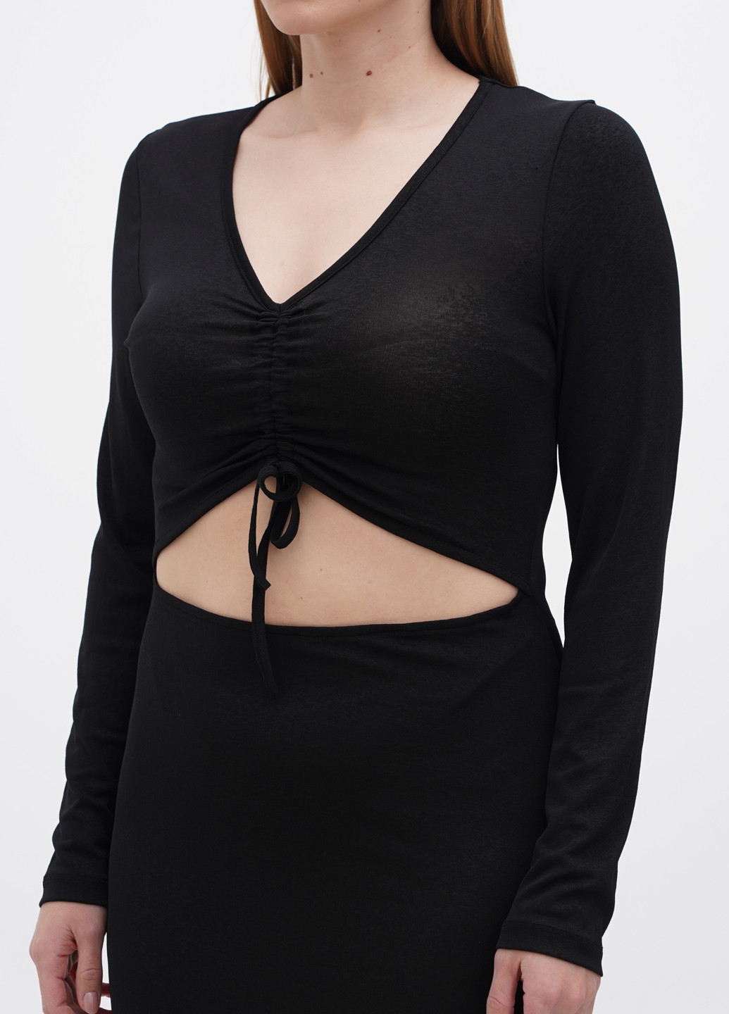 Черное кэжуал платье New Girl Order однотонное