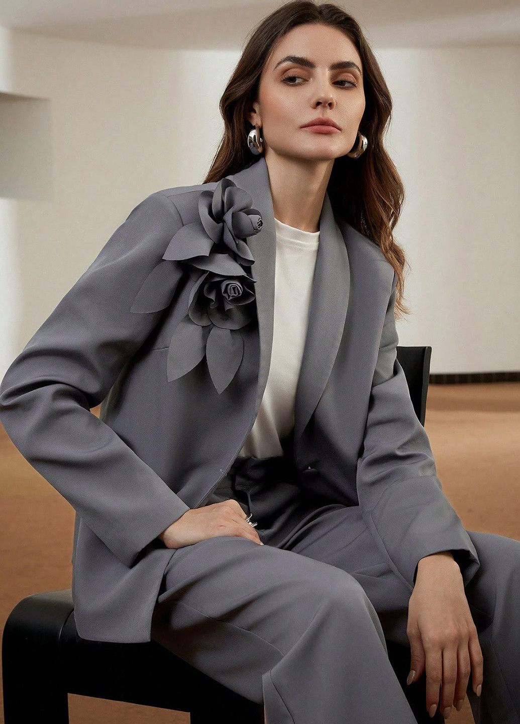 Костюм (жакет, брюки) SHEIN (324629980)