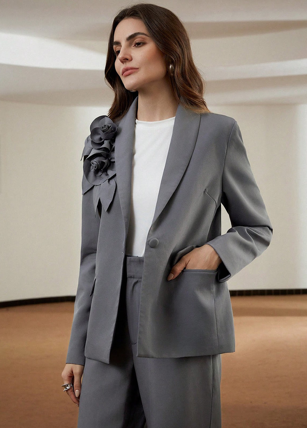 Костюм (жакет, брюки) SHEIN (324629980)