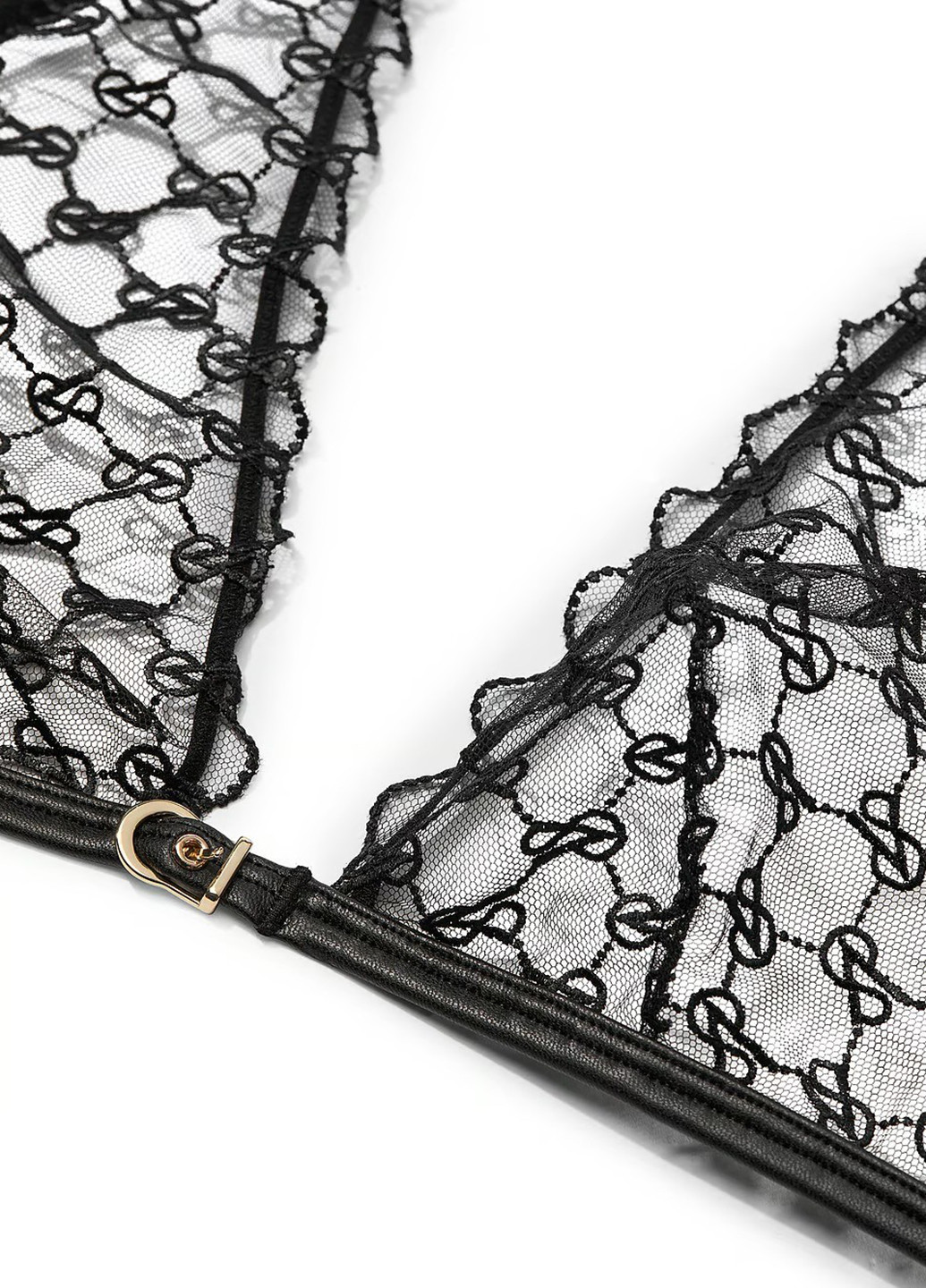 Черный демисезонный комплект (бюстгальтер, трусики) Victoria's Secret