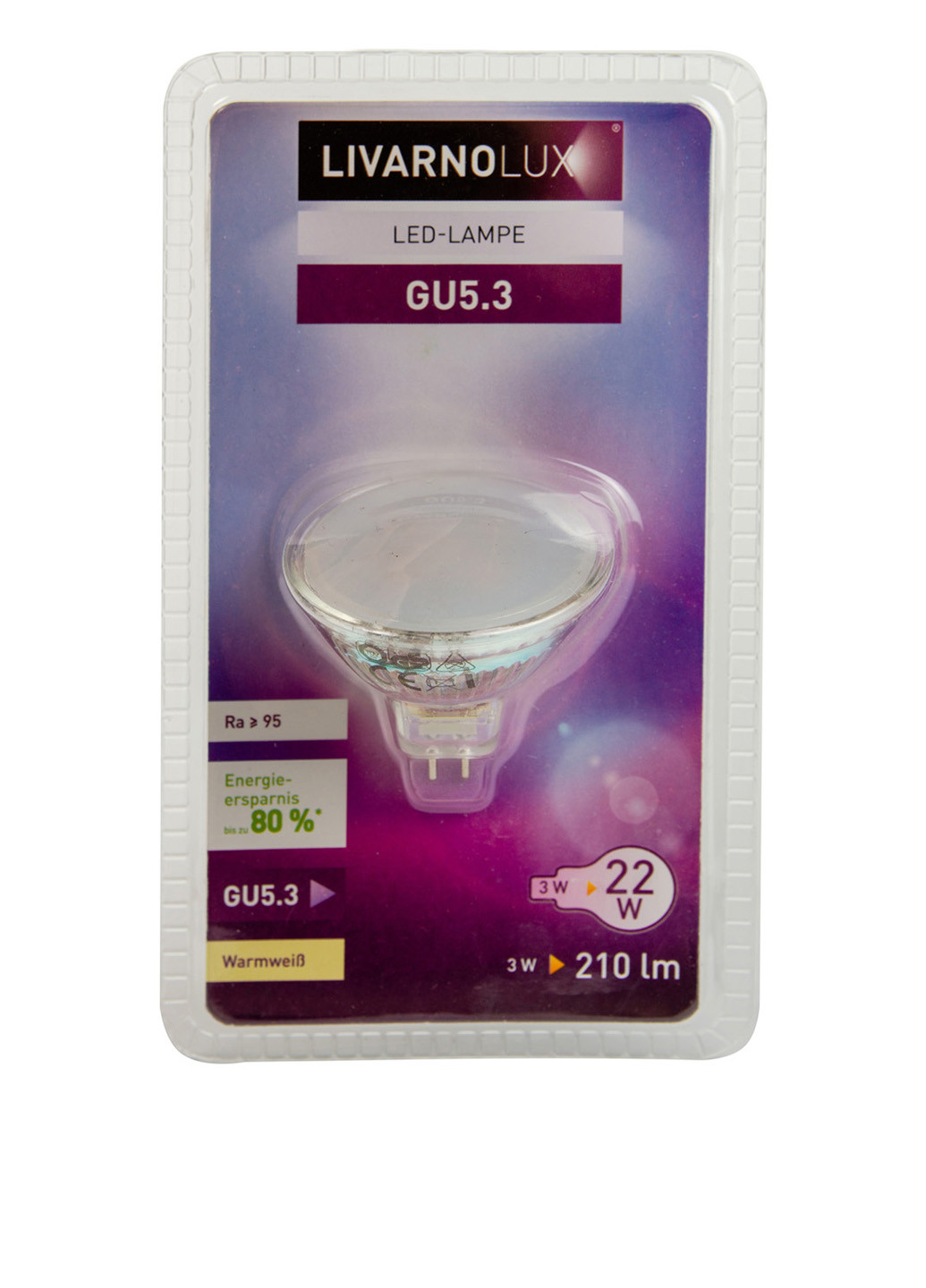 Лампочка LED GU5,3, 3 Вт Livarno Lux белая