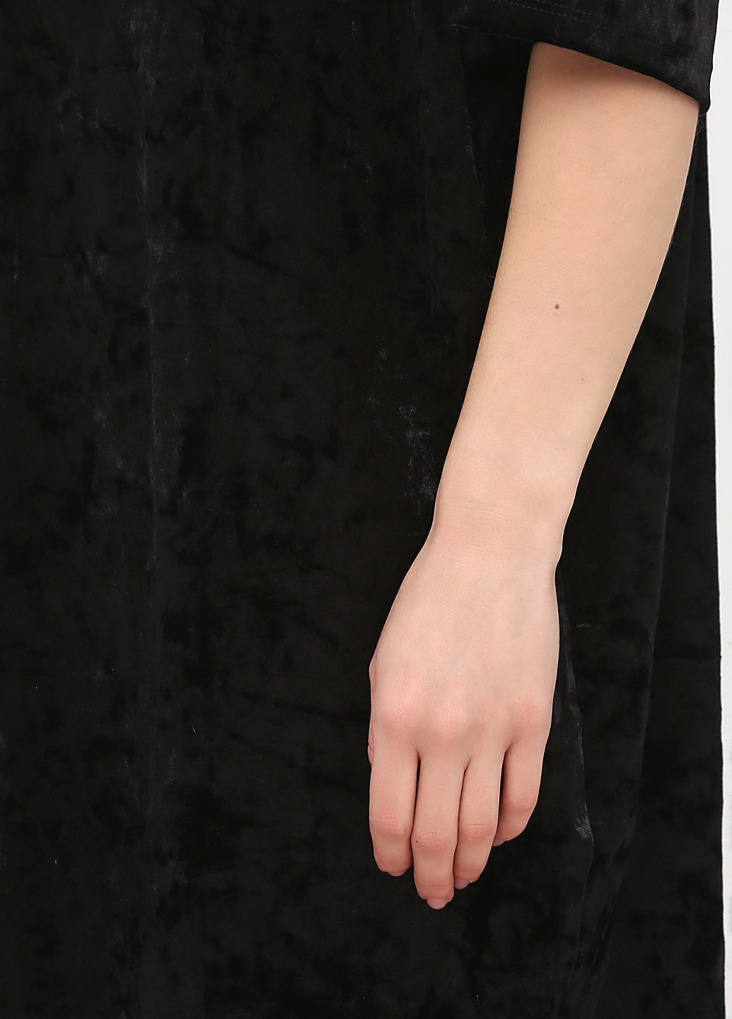 Черное кэжуал платье платье-футболка Monki однотонное