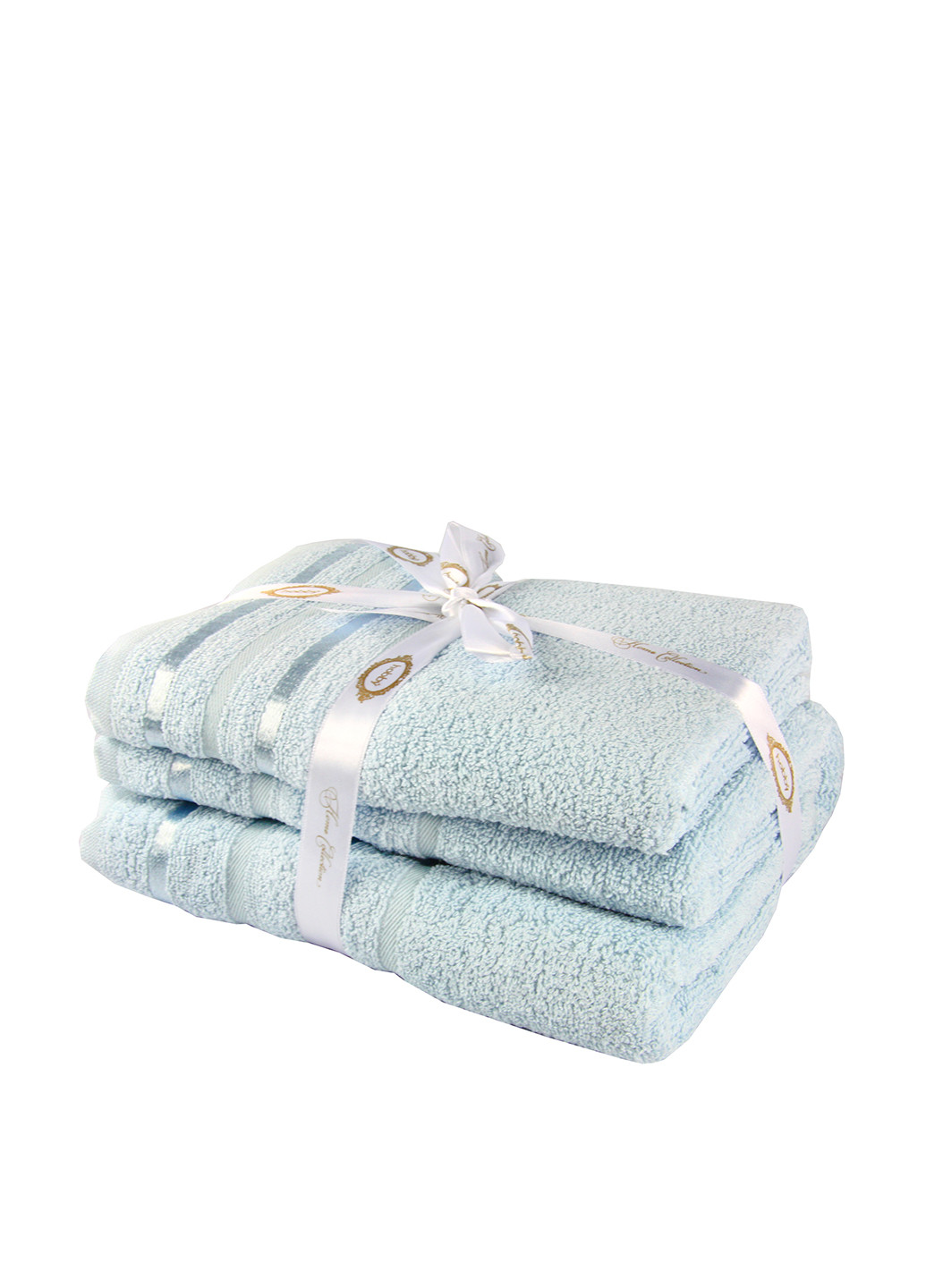Hobby полотенце (2 шт.) полоска светло-голубой производство - Турция