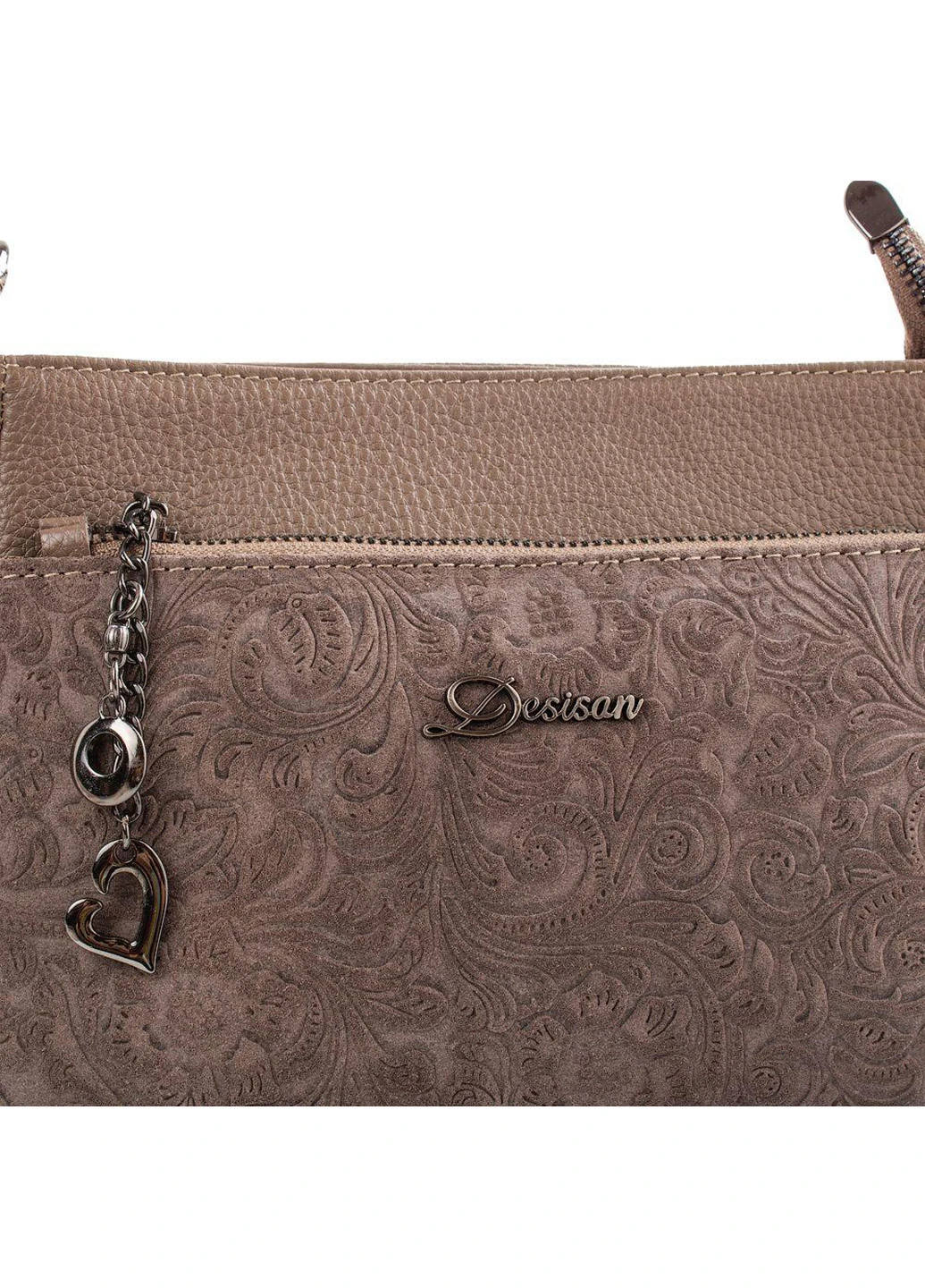 Жіноча шкіряна сумка-клатч 24,5х17х8 см Desisan (216146013)