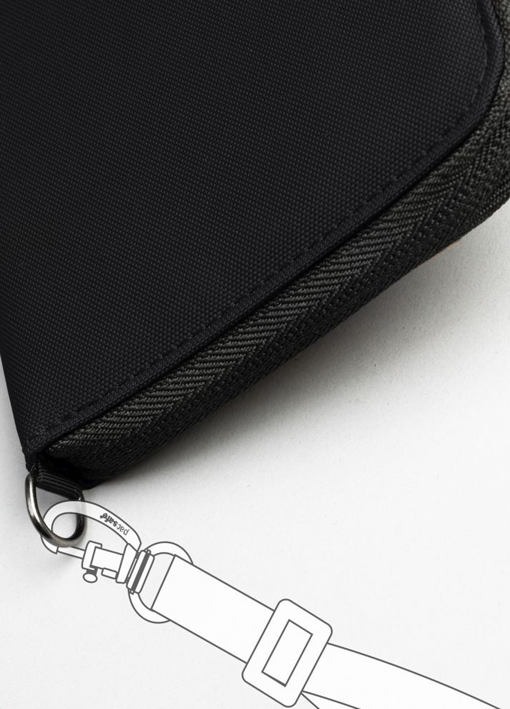 Кошелек Pacsafe RFIDsafe zip around wallet (328439549)