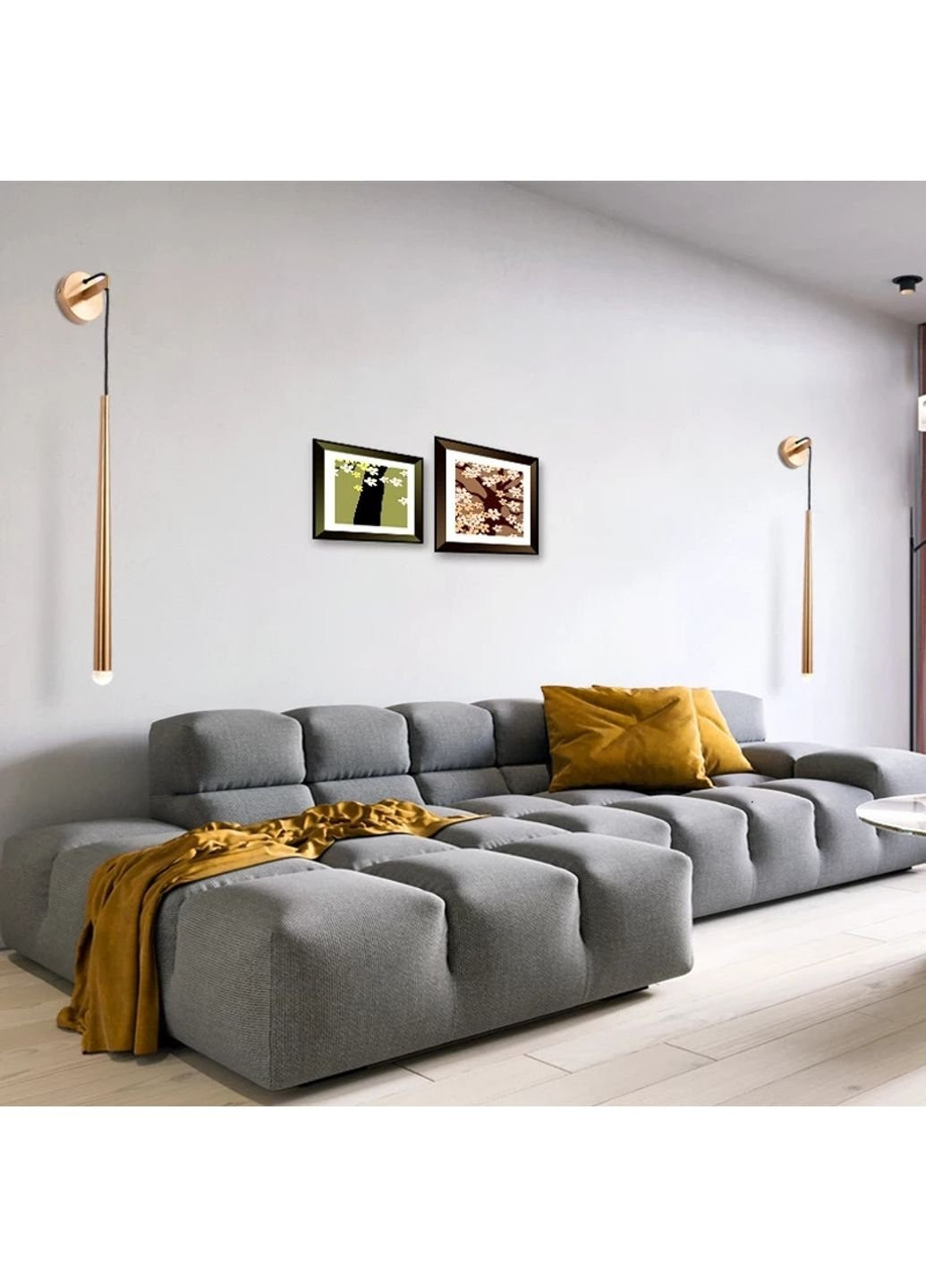 Бра настінний LED B38-k Золото 50х10х10 см. Sunnysky (253626749)