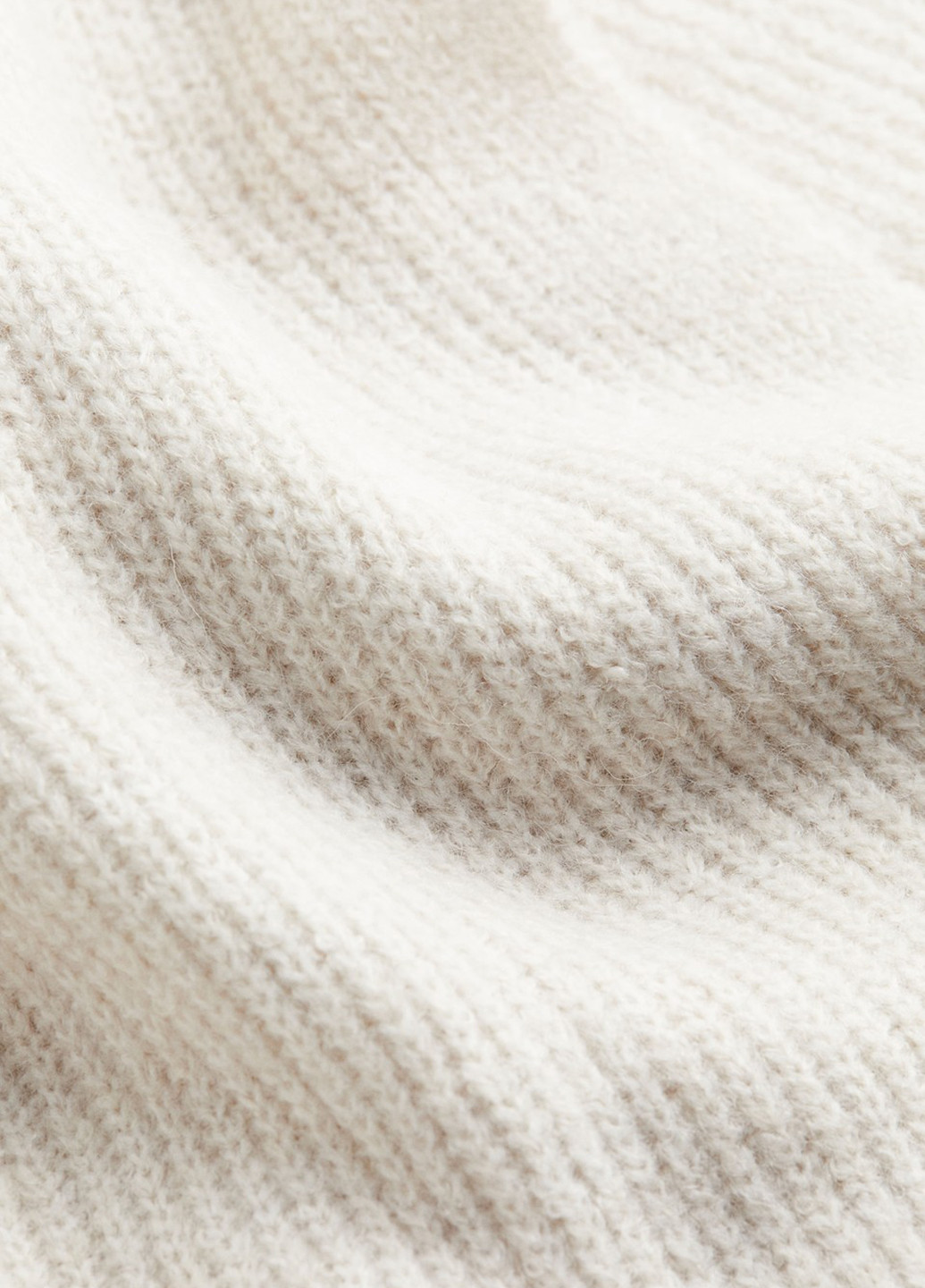 Світло-бежева кежуал сукня сукня светр H&M однотонна