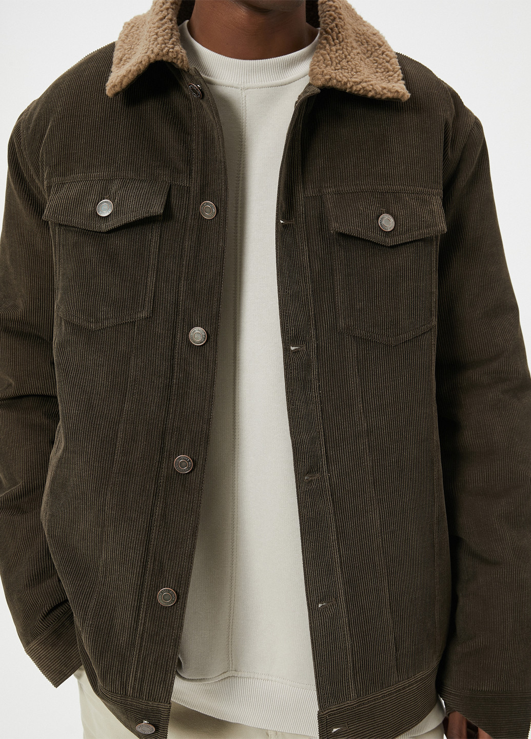 Коричнева демісезонна куртка KOTON