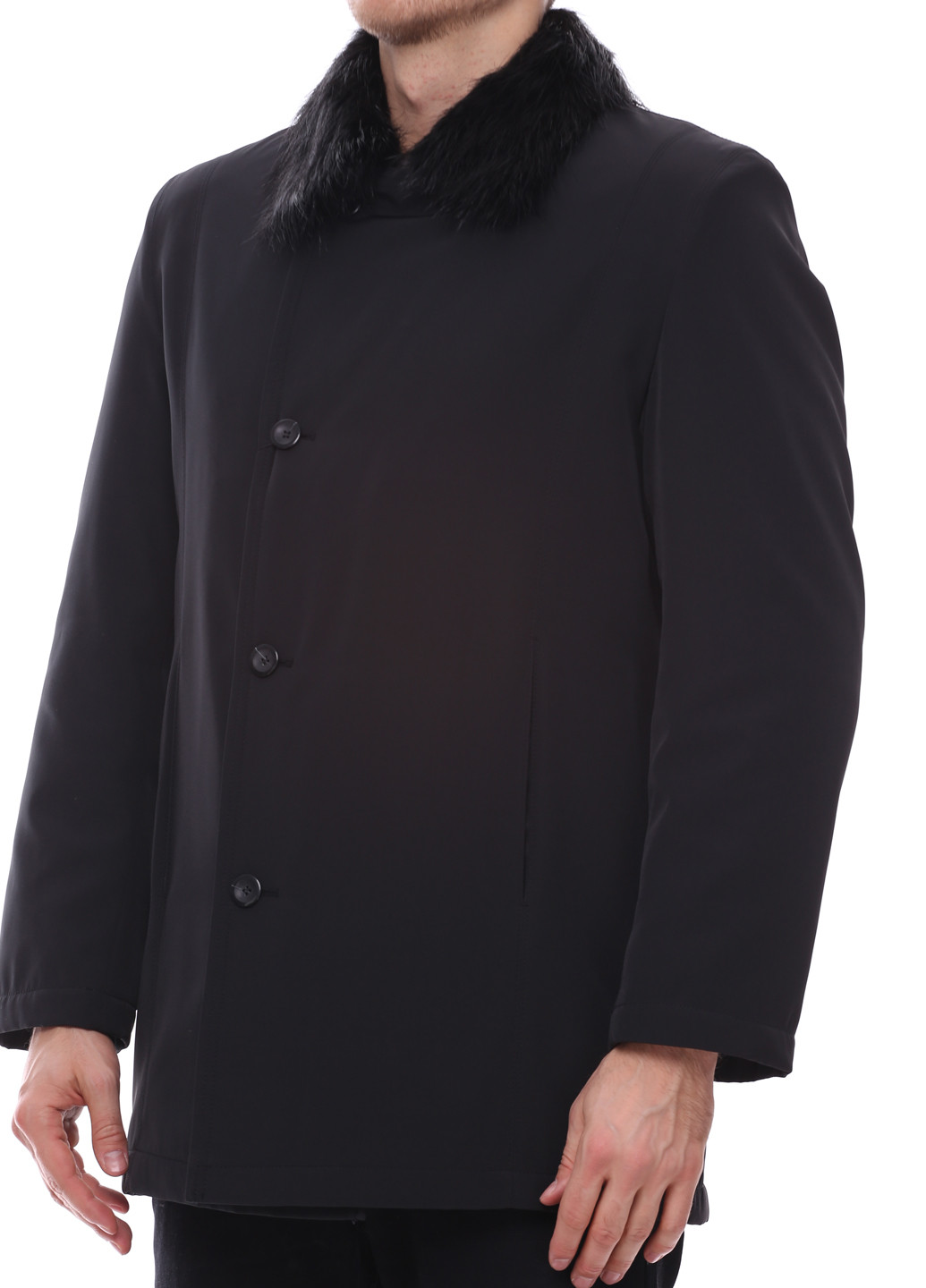 Черная зимняя куртка Carl Gross