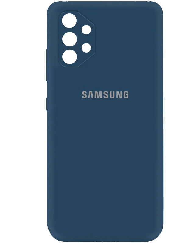 Чехол Silicone Cover My Color Full Camera (A) для Samsung Galaxy A72 4G / A72 5G Синий / Navy blue (is_00000048737_25) Epik (238480717)