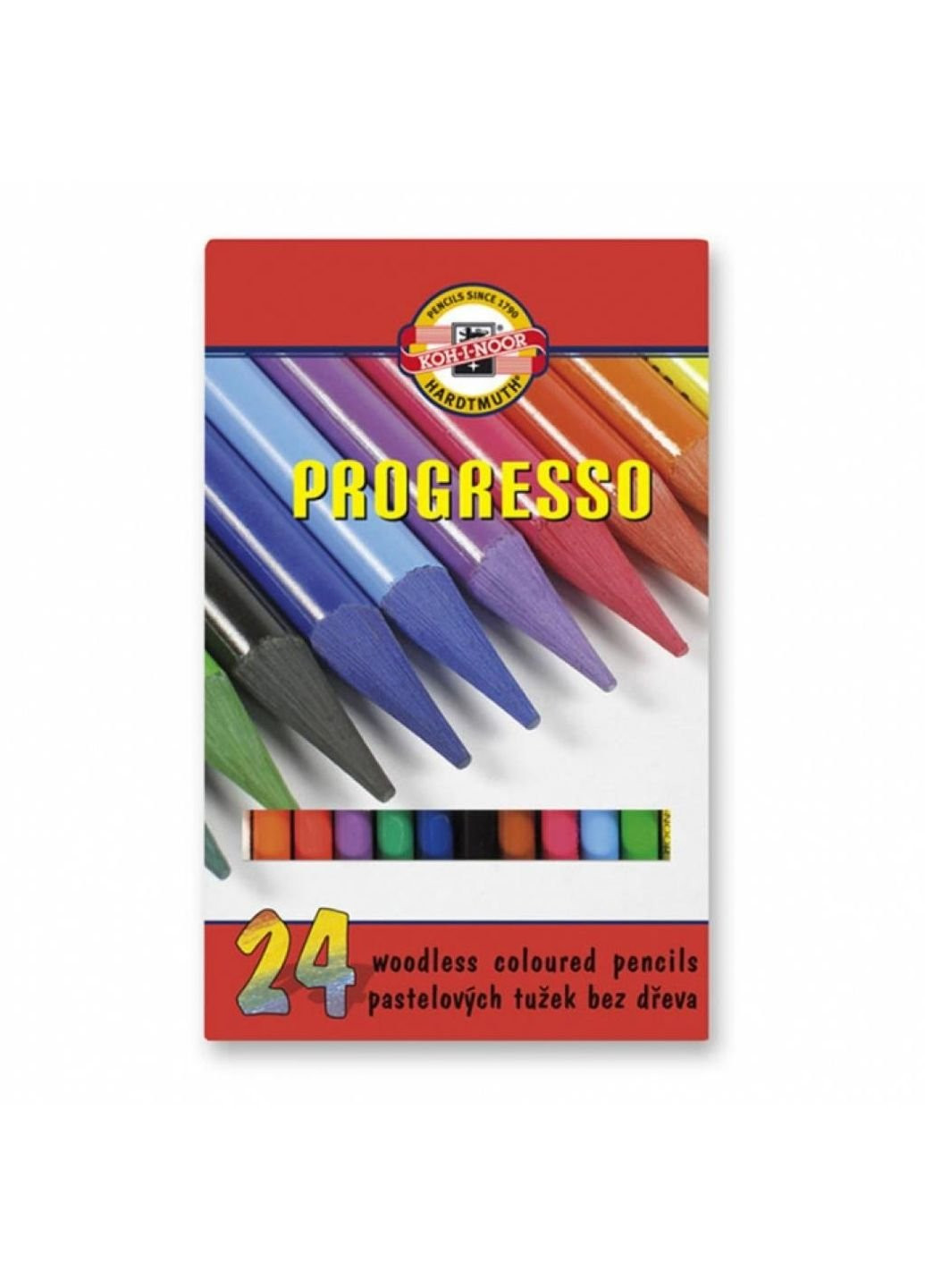 Олівці кольорові Progresso бездеревні 24 кольорів (875802) Koh-I-Noor (254068797)