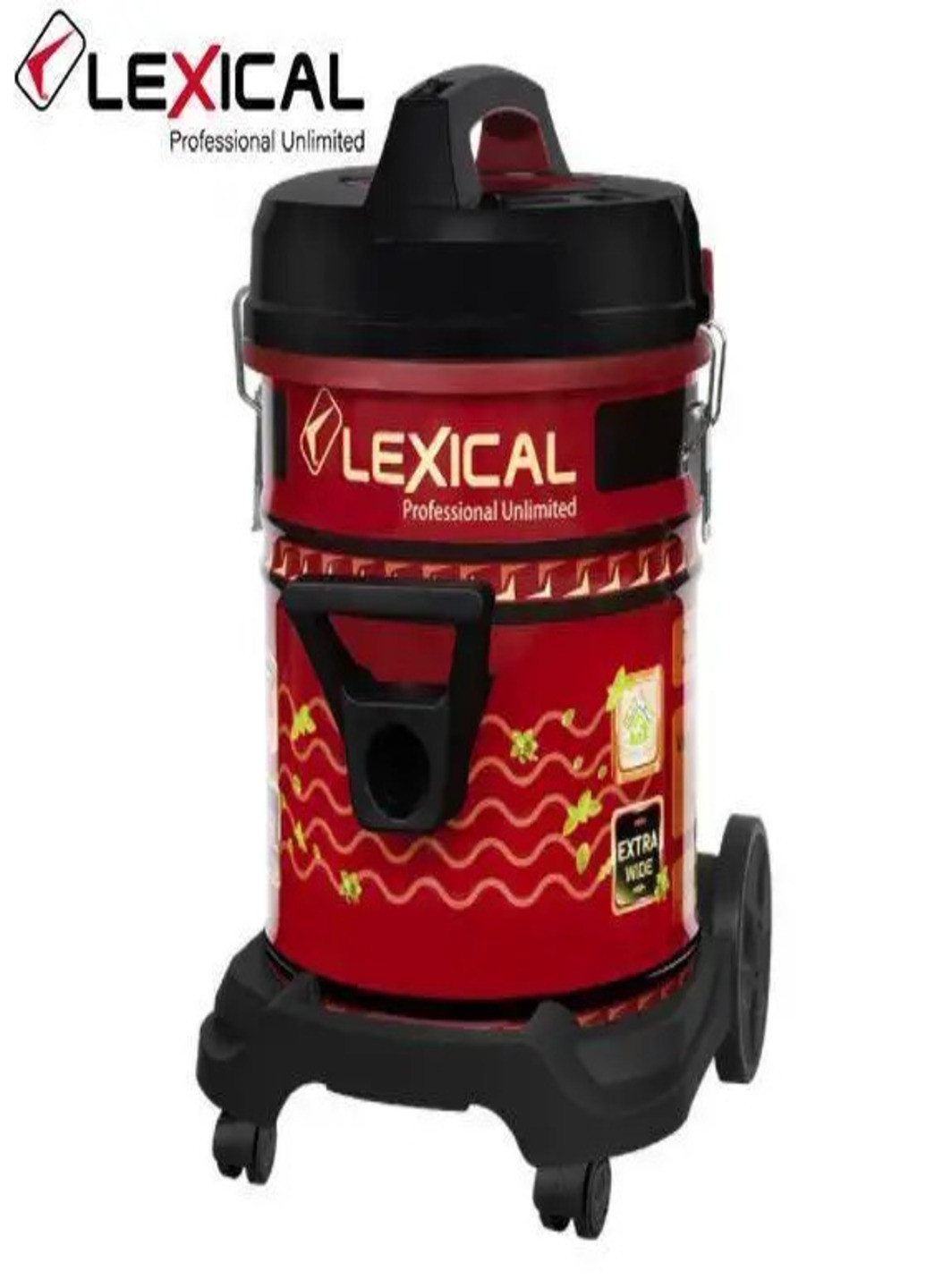 Профессиональный промышленный вакуумный пылесос LEXICAL LVC-4002 RED с контейнером 25л Art (253051449)