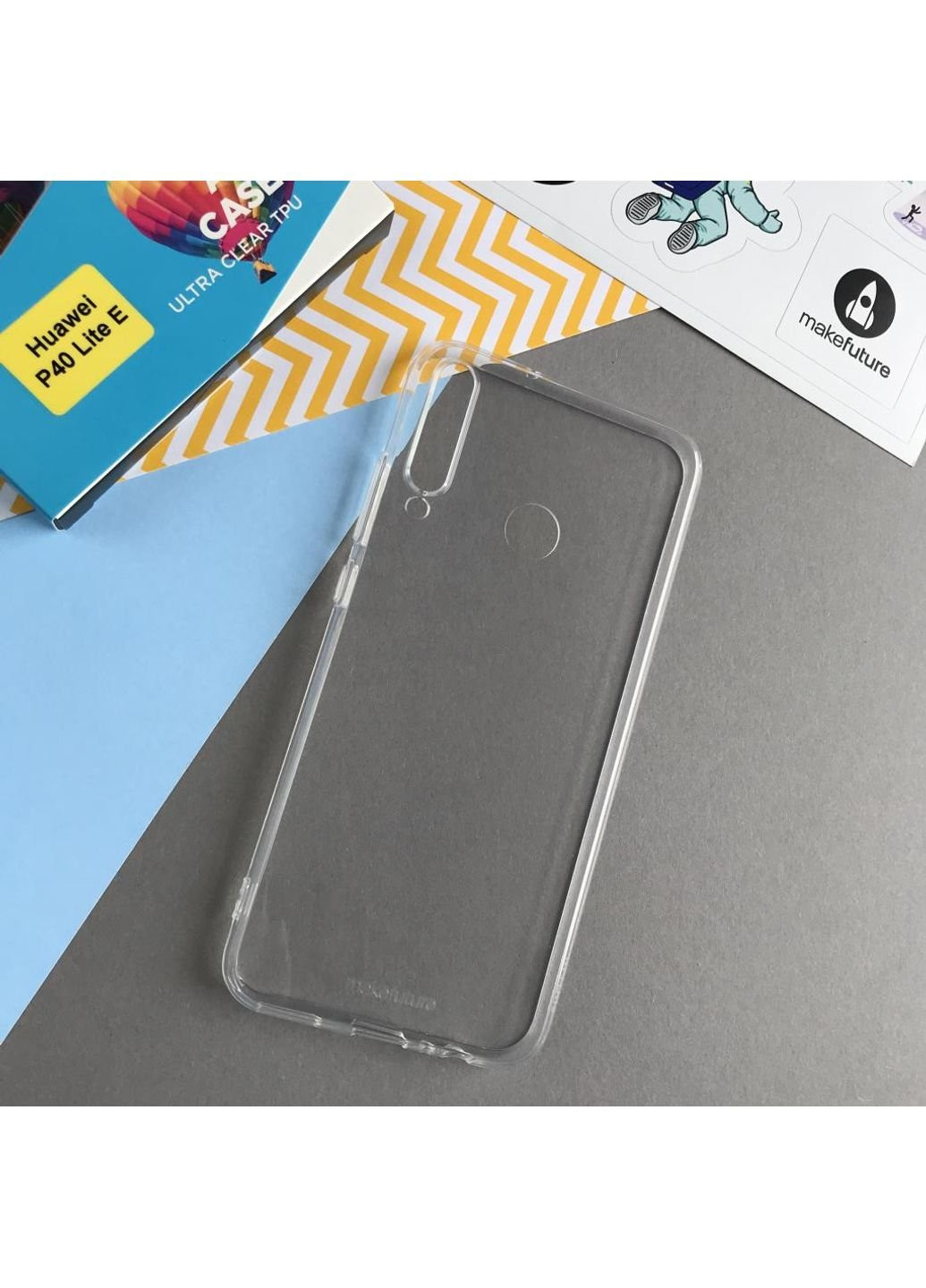 Чехол для мобильного телефона Huawei P40 Lite E Air (Clear TPU) (MCA-HUP40LE) MakeFuture (252570673)