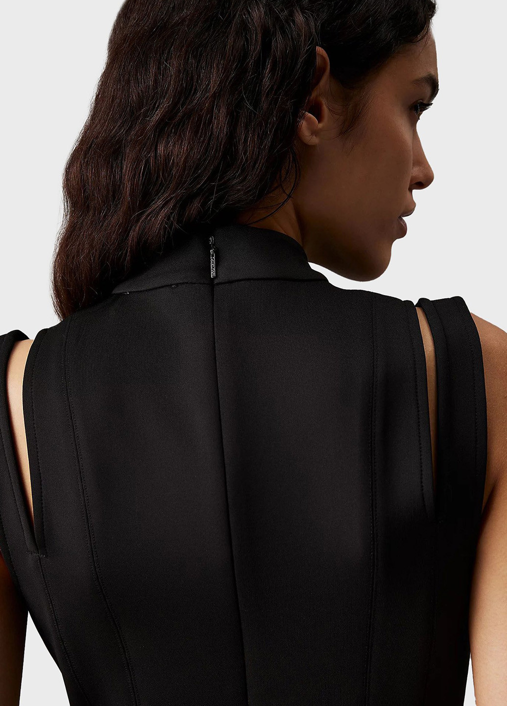 Чорна кежуал сукня силуетна, сукня-майка Calvin Klein однотонна