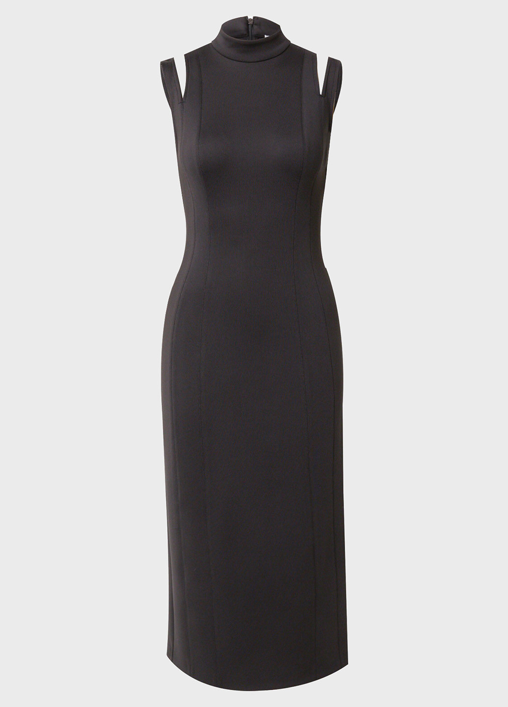 Чорна кежуал сукня силуетна, сукня-майка Calvin Klein однотонна