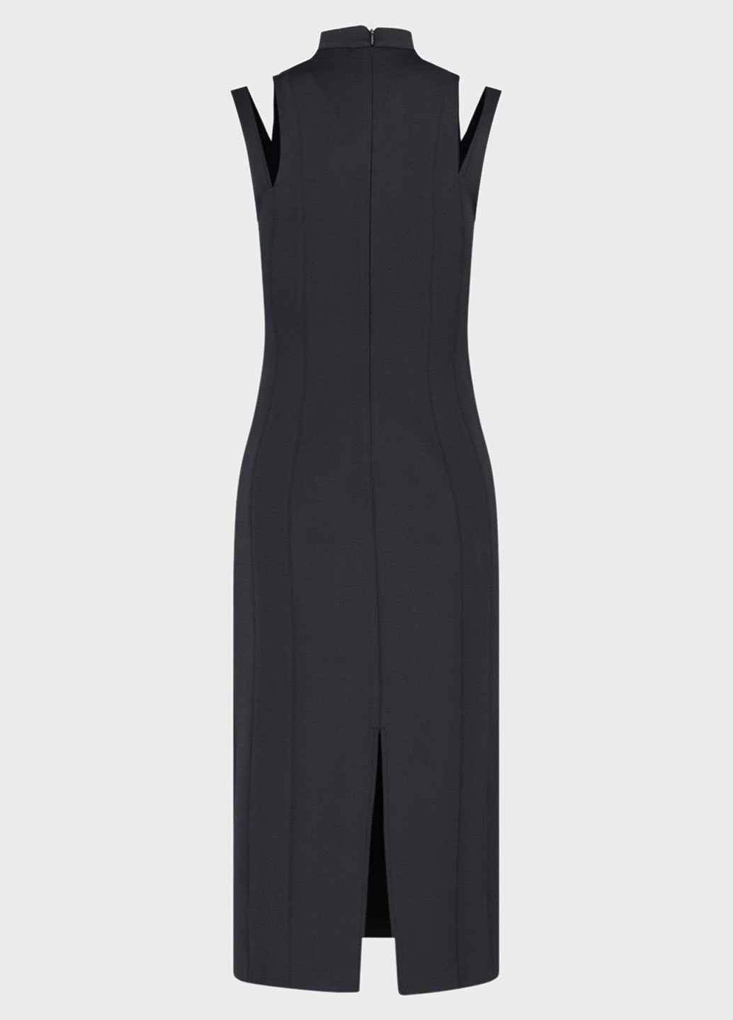 Чорна кежуал сукня силуетна, сукня-майка Calvin Klein однотонна