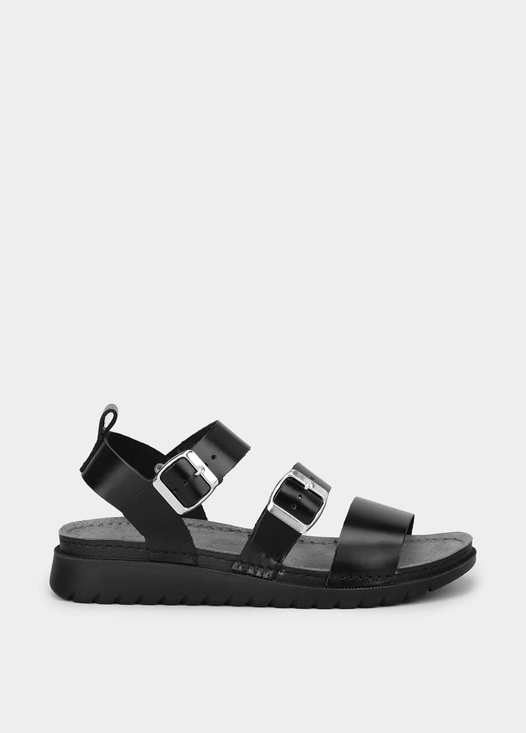 Черные босоножки Braska с ремешком