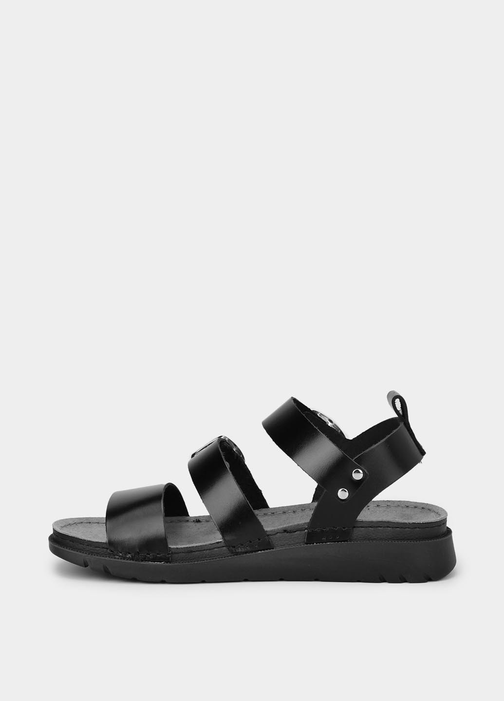 Черные босоножки Braska с ремешком