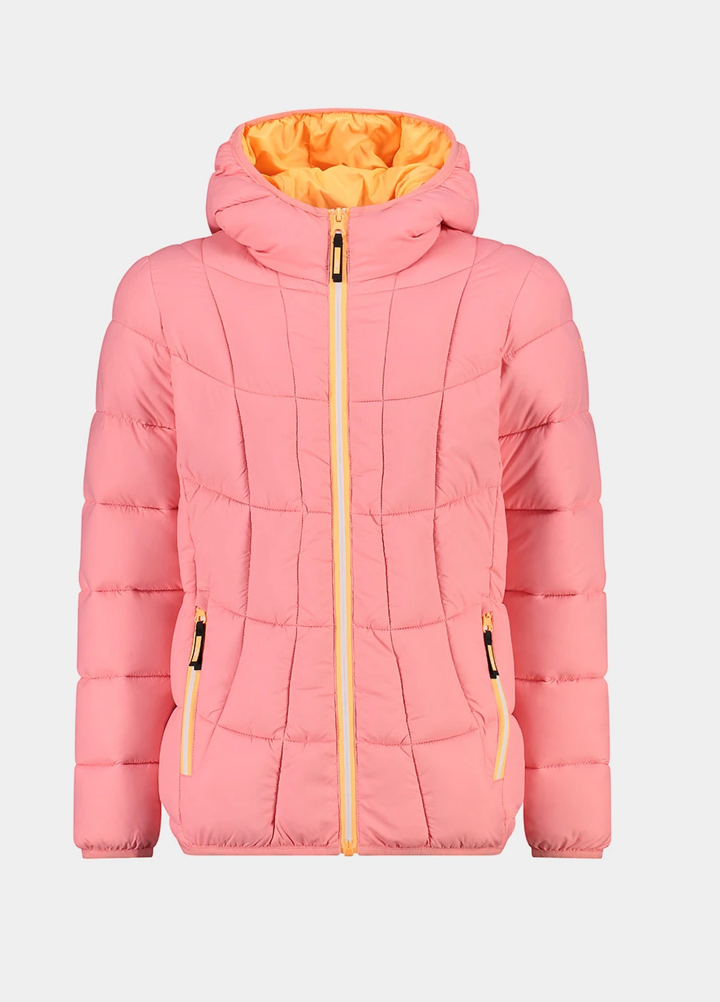 Коралловая зимняя куртка CMP KID G JACKET FIX HOOD