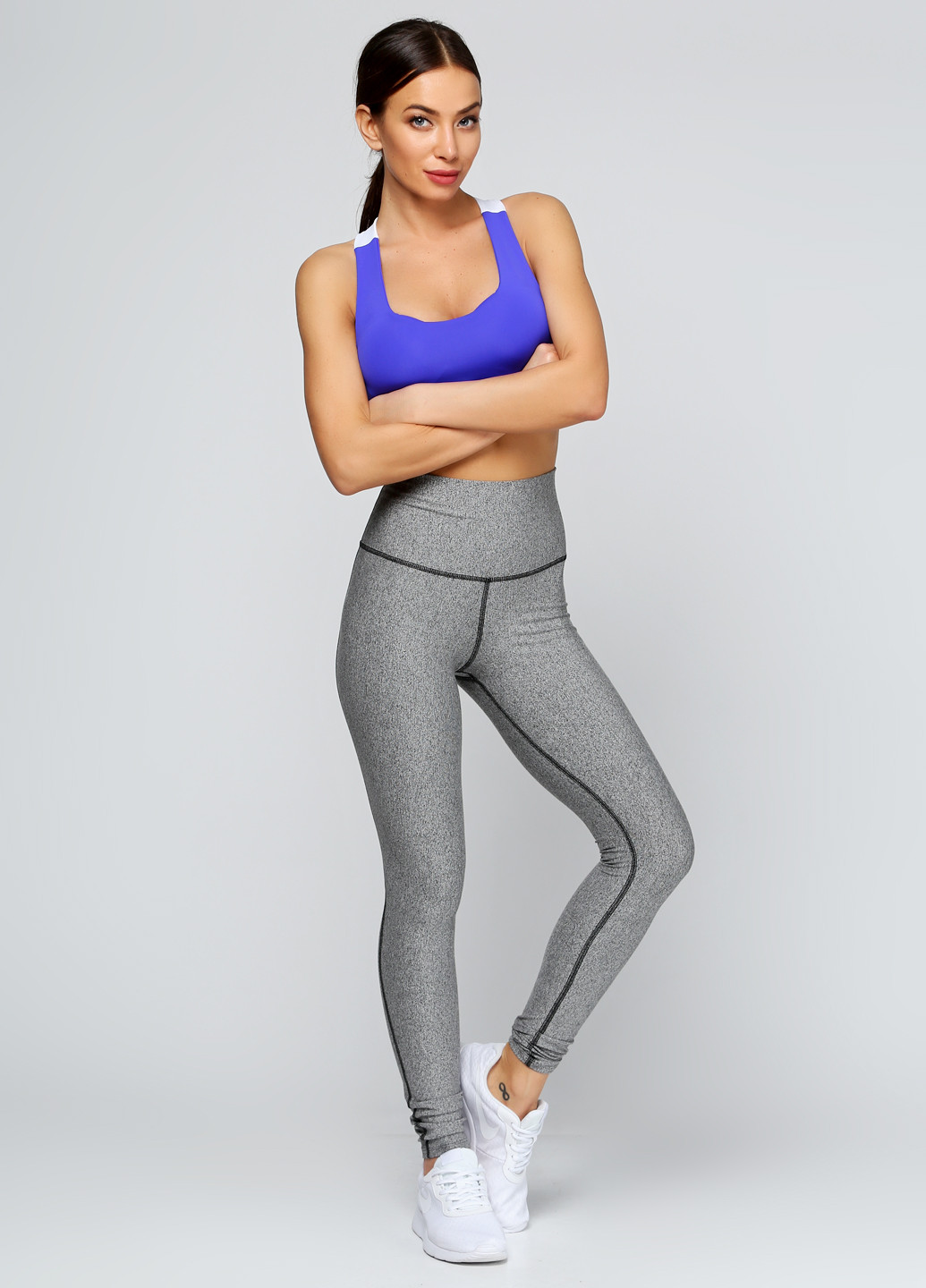 Серые демисезонные леггинсы Designed for fitness