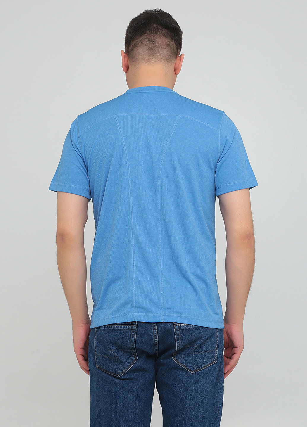 Голубая футболка Greg Norman