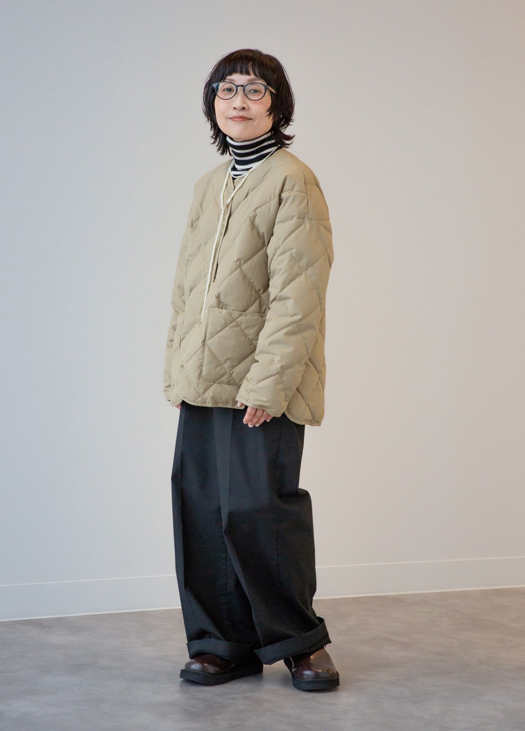 Бежева демісезонна куртка Uniqlo