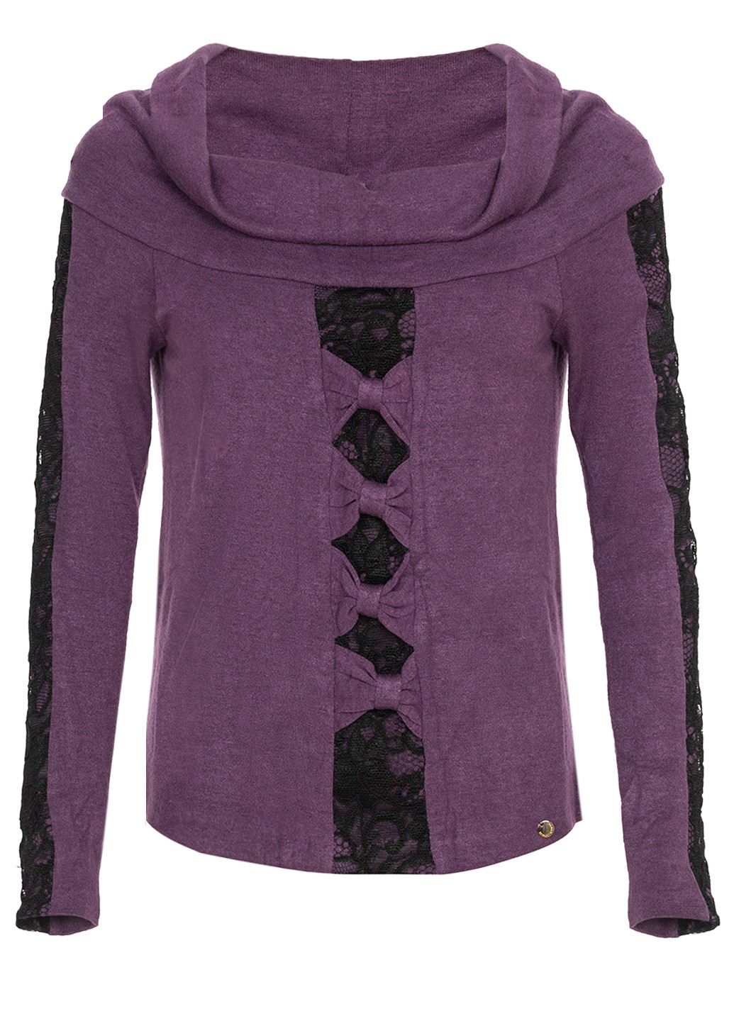 Фиолетовый демисезонный женский фиолетовый свитер джемпер Rinascimento