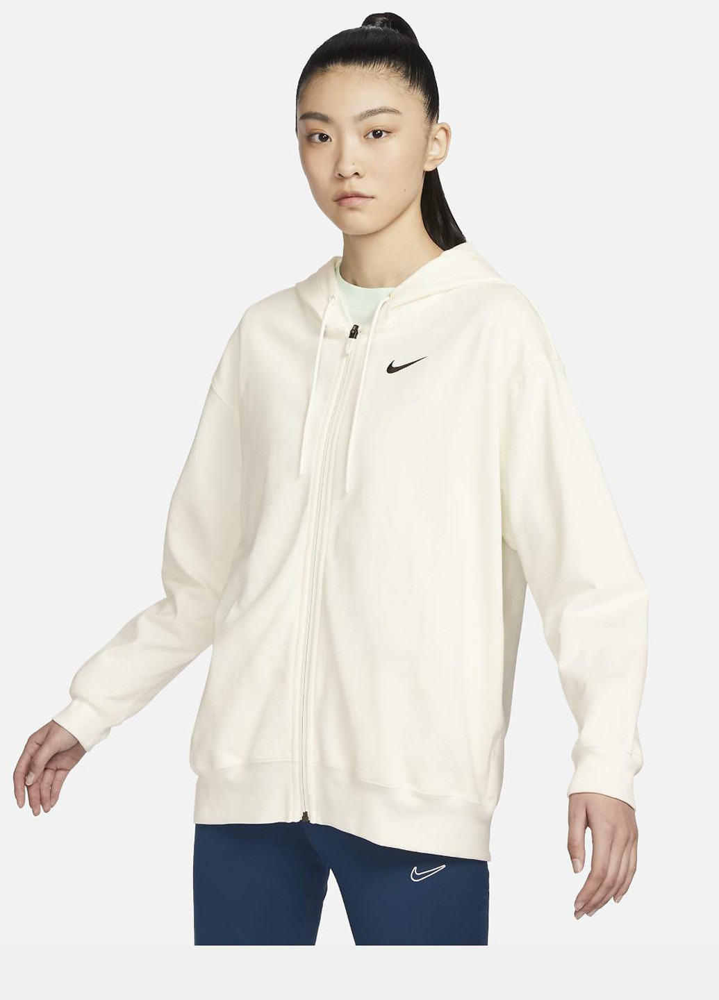 Толстовка DM6415-133 Nike NSW JRSY OS FZ HOODIE (318277872)