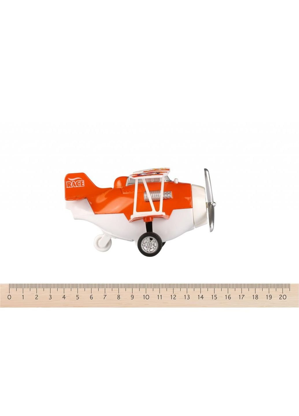 Спецтехника Самолет металический инерционный Aircraft оранжевый со свето (SY8012Ut-1) Same Toy (254075960)