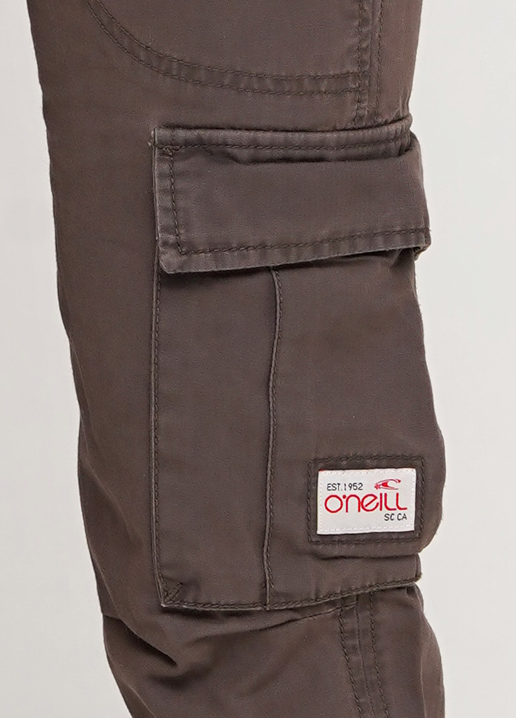 Темно-коричневые кэжуал демисезонные прямые брюки O'Neill