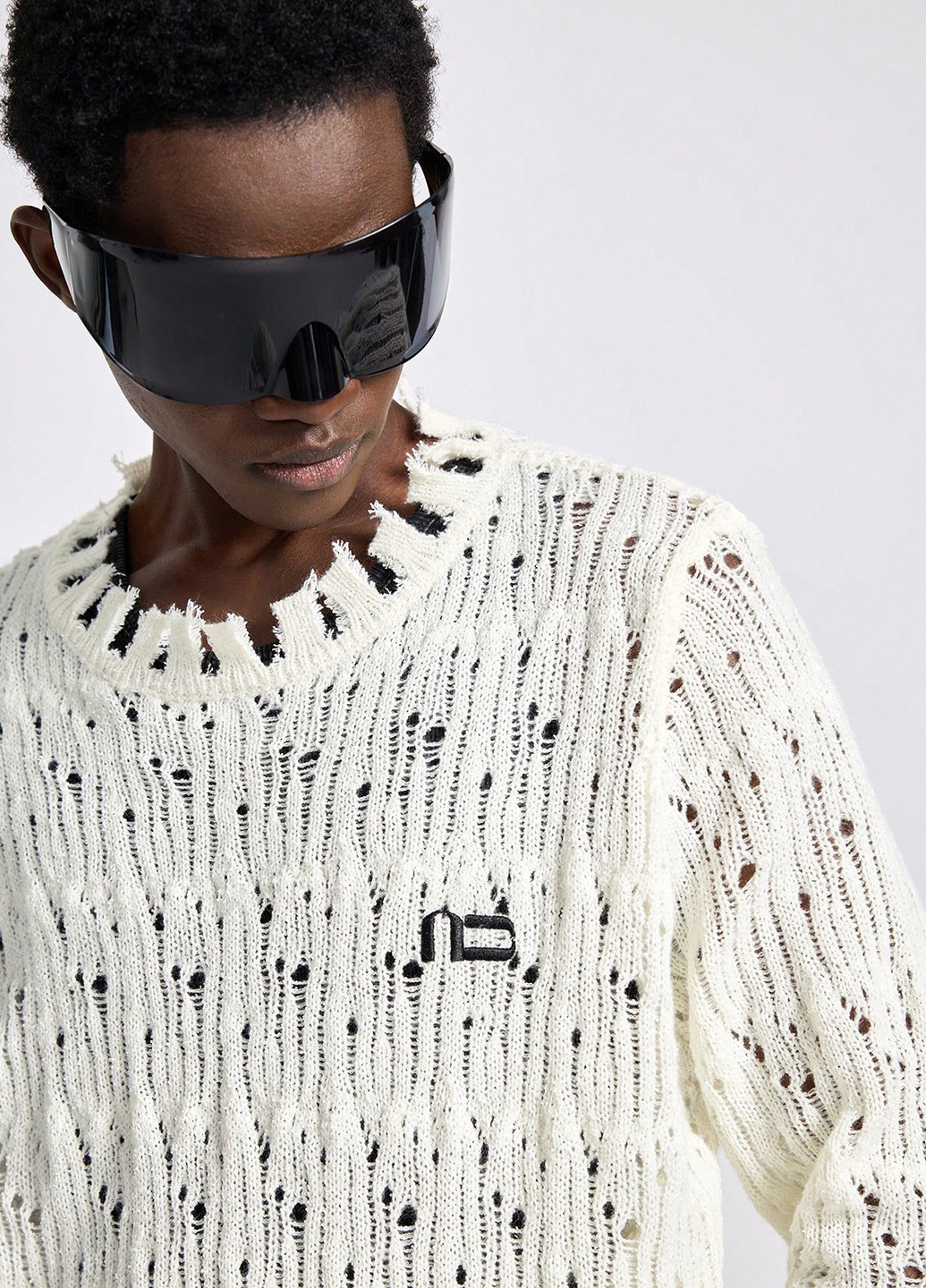 Белый демисезонный джемпер джемпер SHEIN