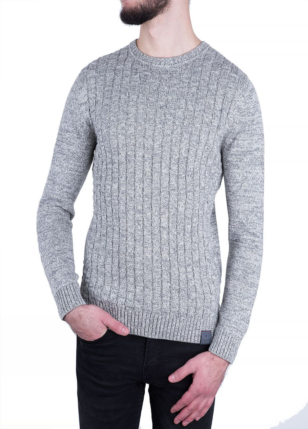 Сірий зимовий джемпер Ragman