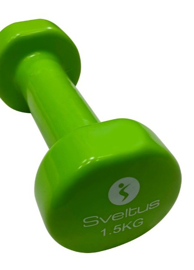 Гантель для фитнеса виниловая 1.5 кг (SLTS-1187-9) Sveltus (254366361)