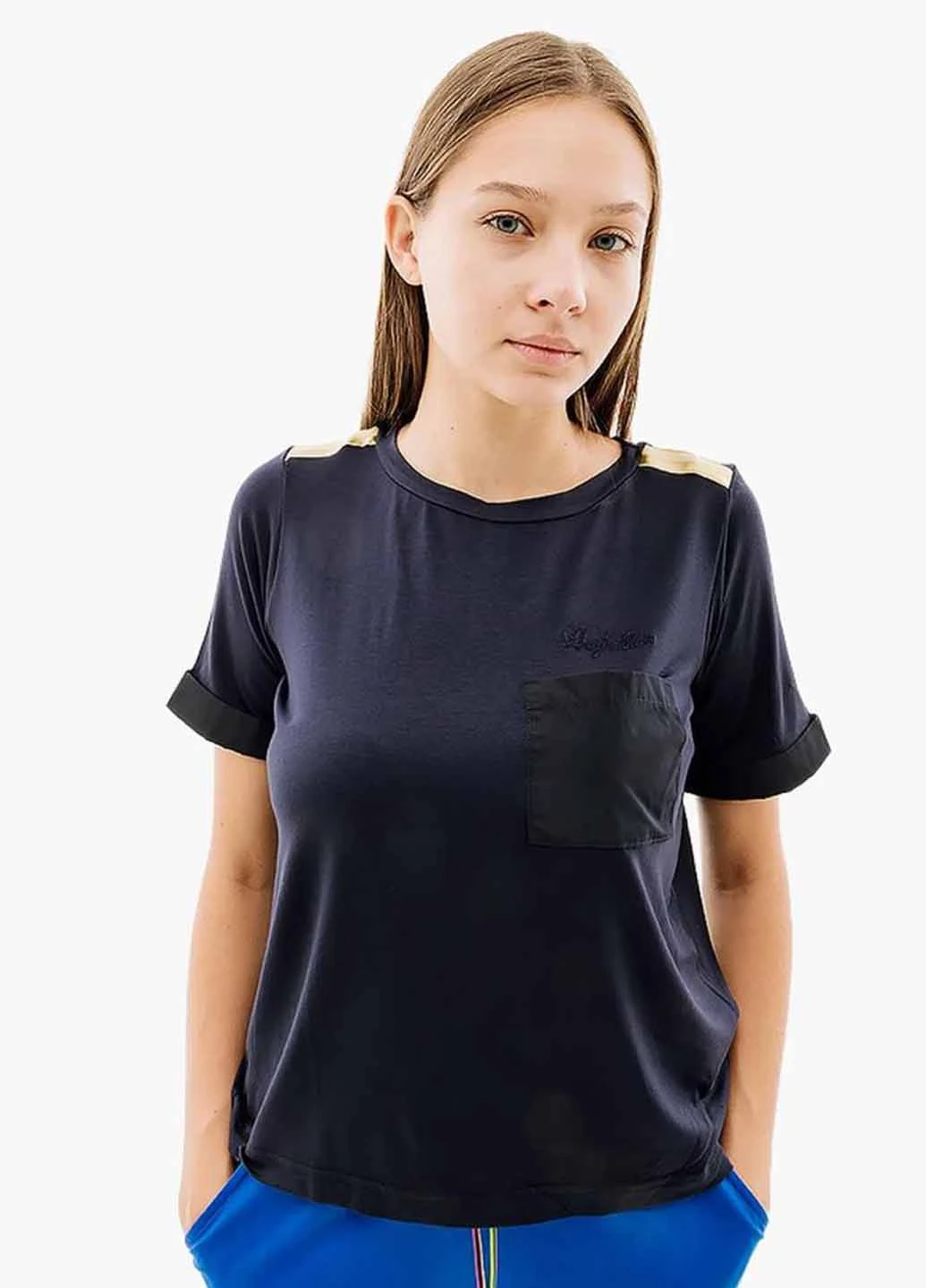 Футболка LSDTS0028-200 Australian Gold Tape Jersey V Tee Black - (367205621)