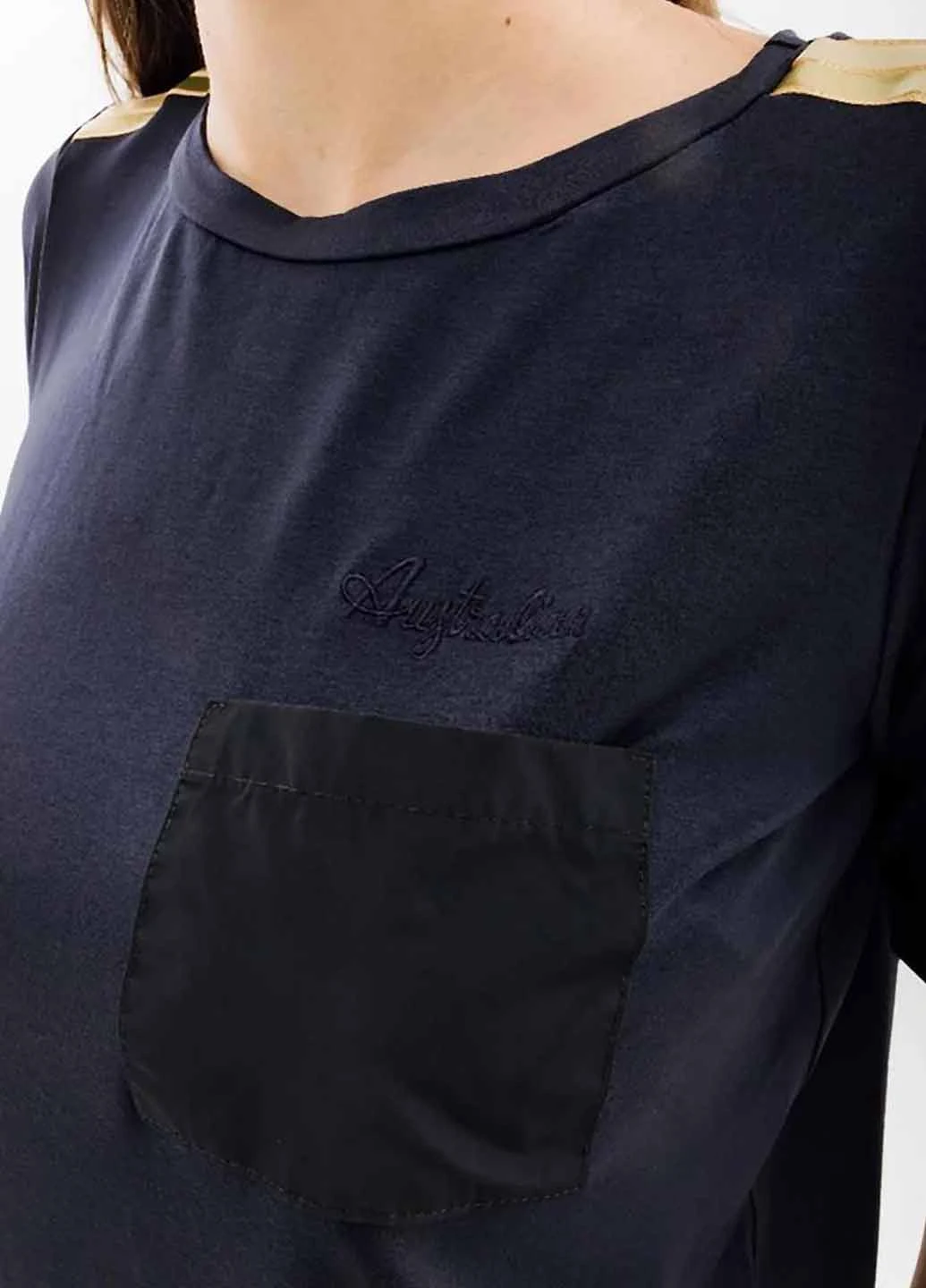 Футболка LSDTS0028-200 Australian Gold Tape Jersey V Tee Black - (367205621)