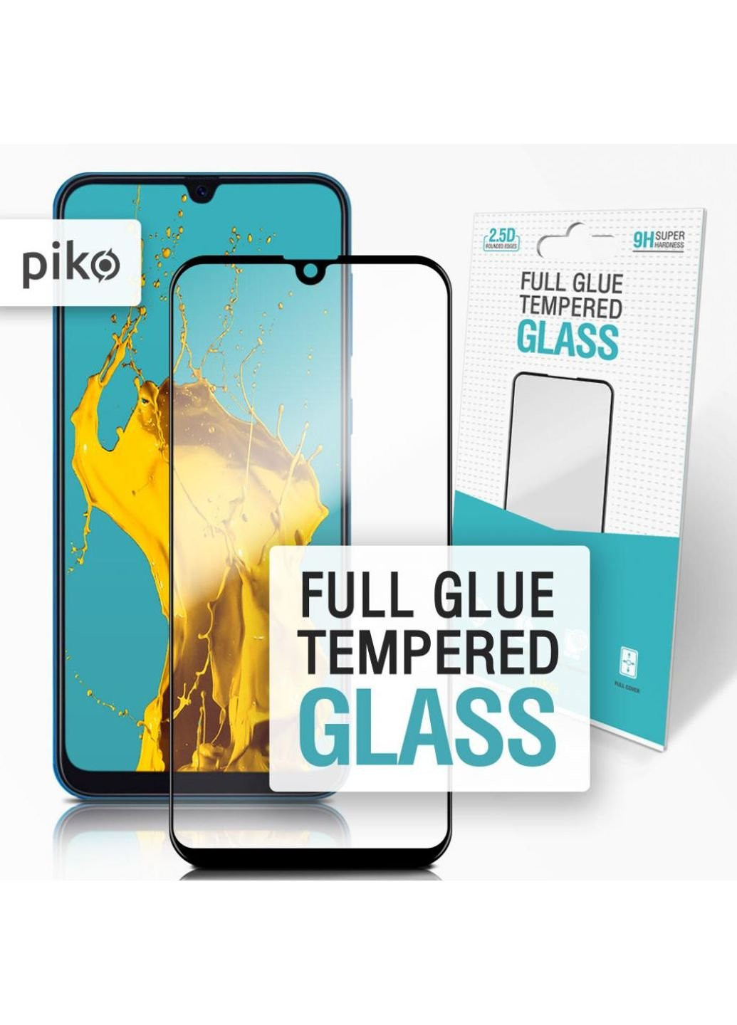 Скло захисне Full Glue Samsung A30 (1283126490804) Piko (252387641)