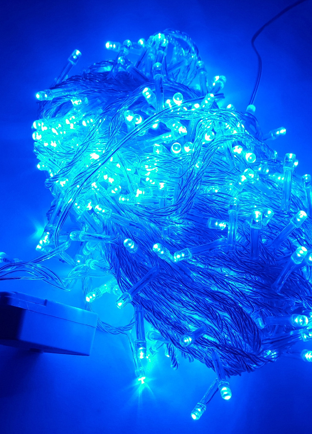 Гирлянда светодиодная LED 200, 8 м Forus однотонная синяя